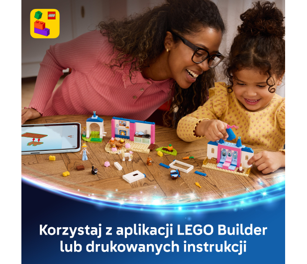 LEGO DISNEY 43283 Zamek Kopciuszka i jej zwierzęcych przyjaciół - 1529797 - zdjęcie 6